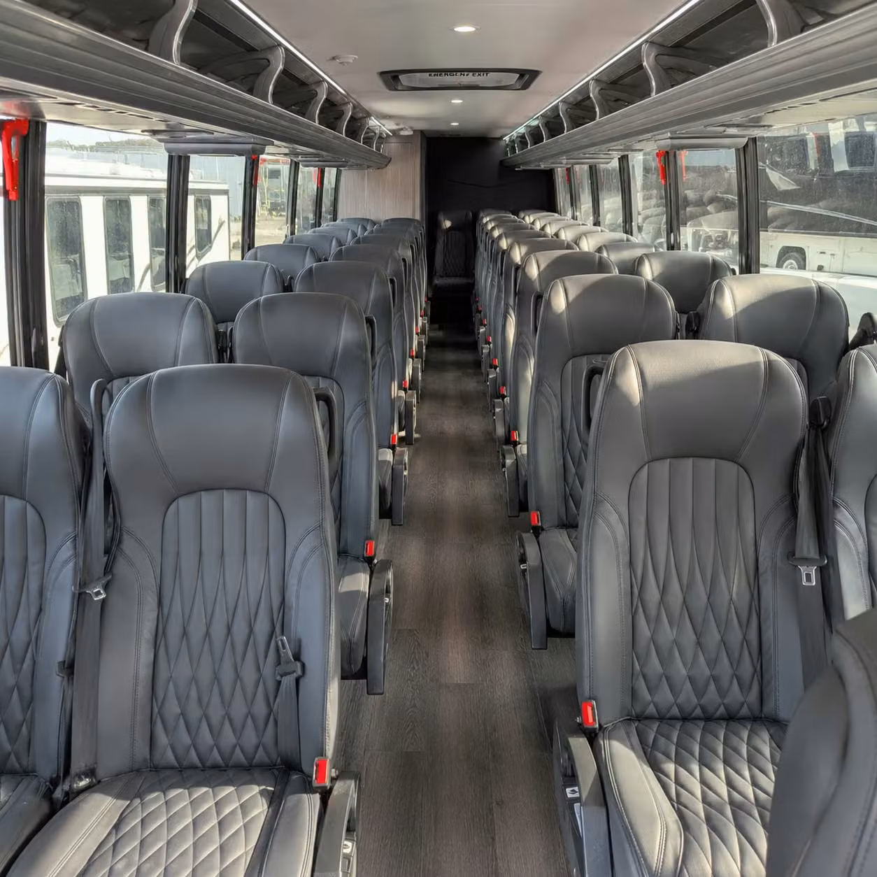 28 passenger minibus interior