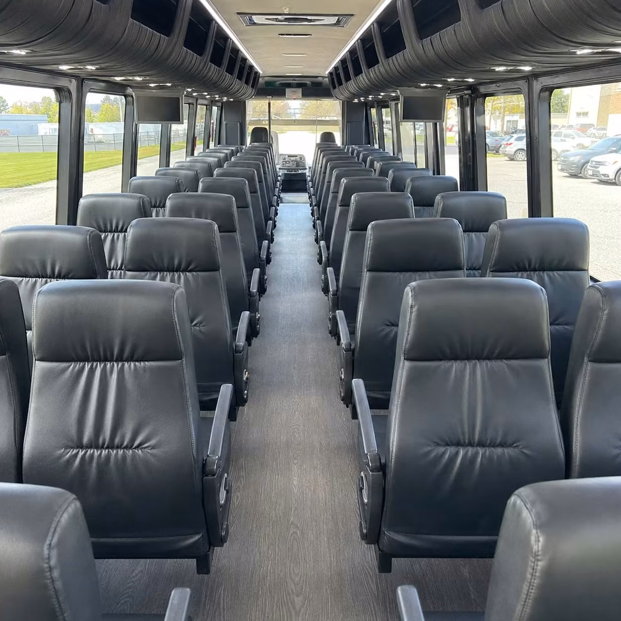 30 passenger minibus inside
