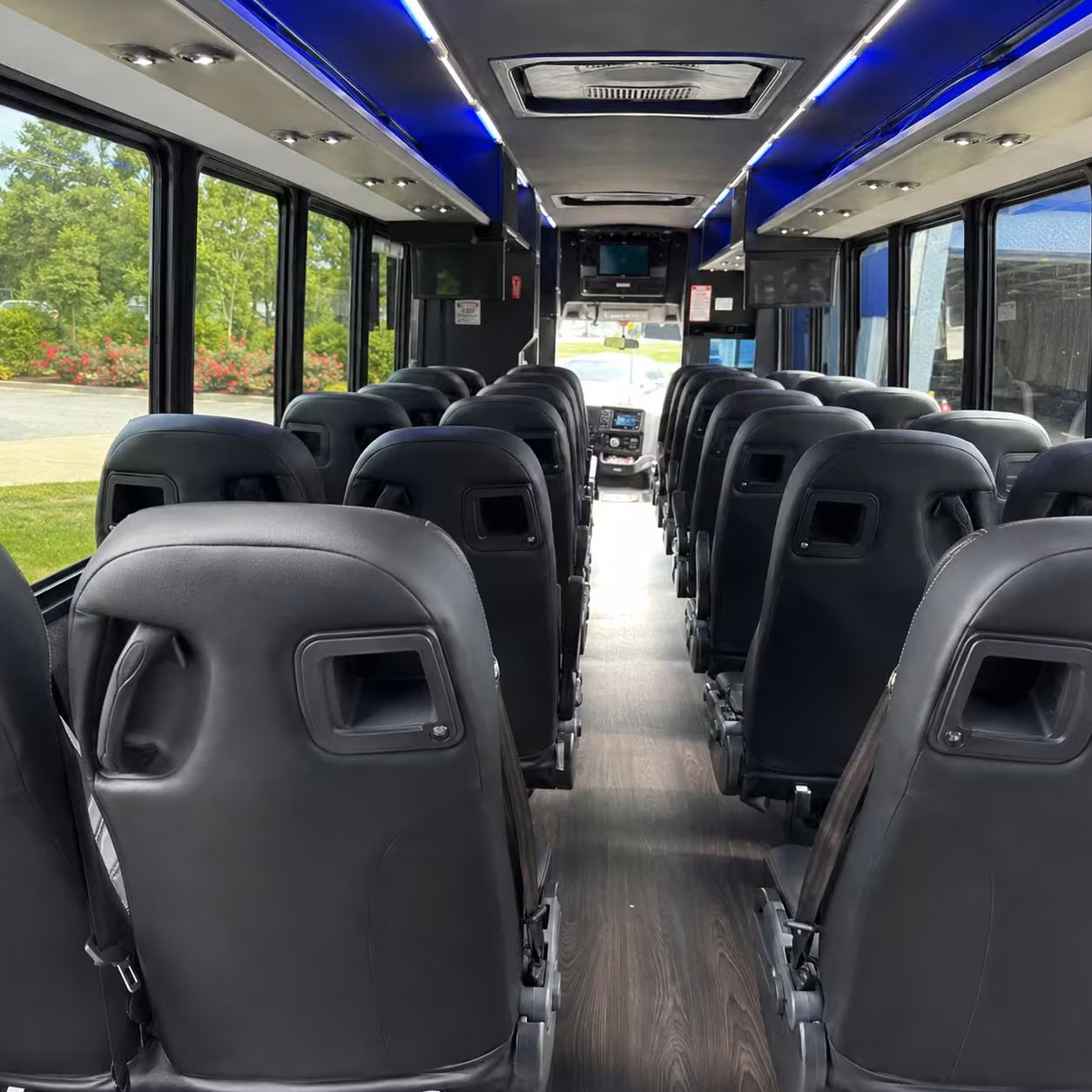 35 passenger minibus interior