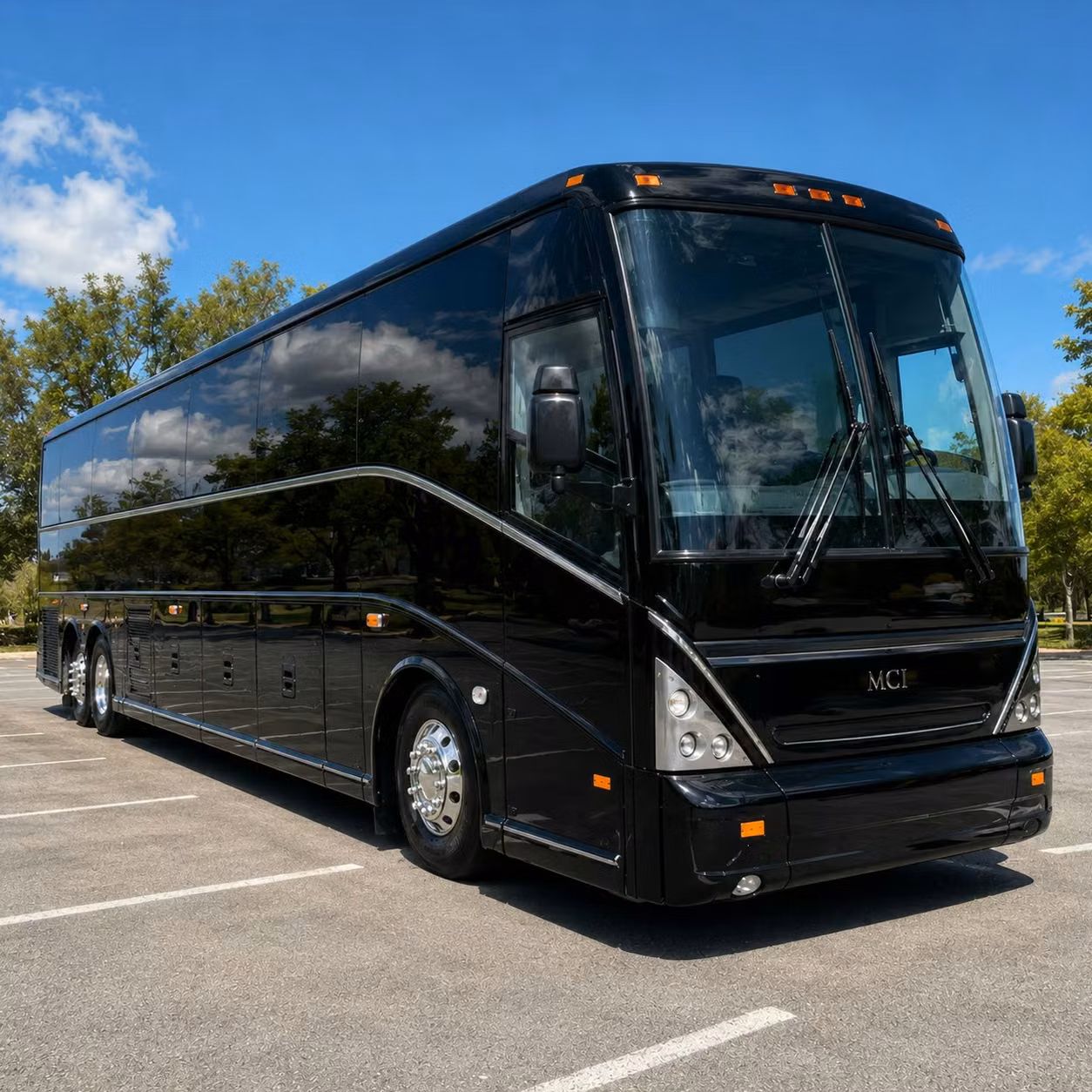 56 passenger charter bus