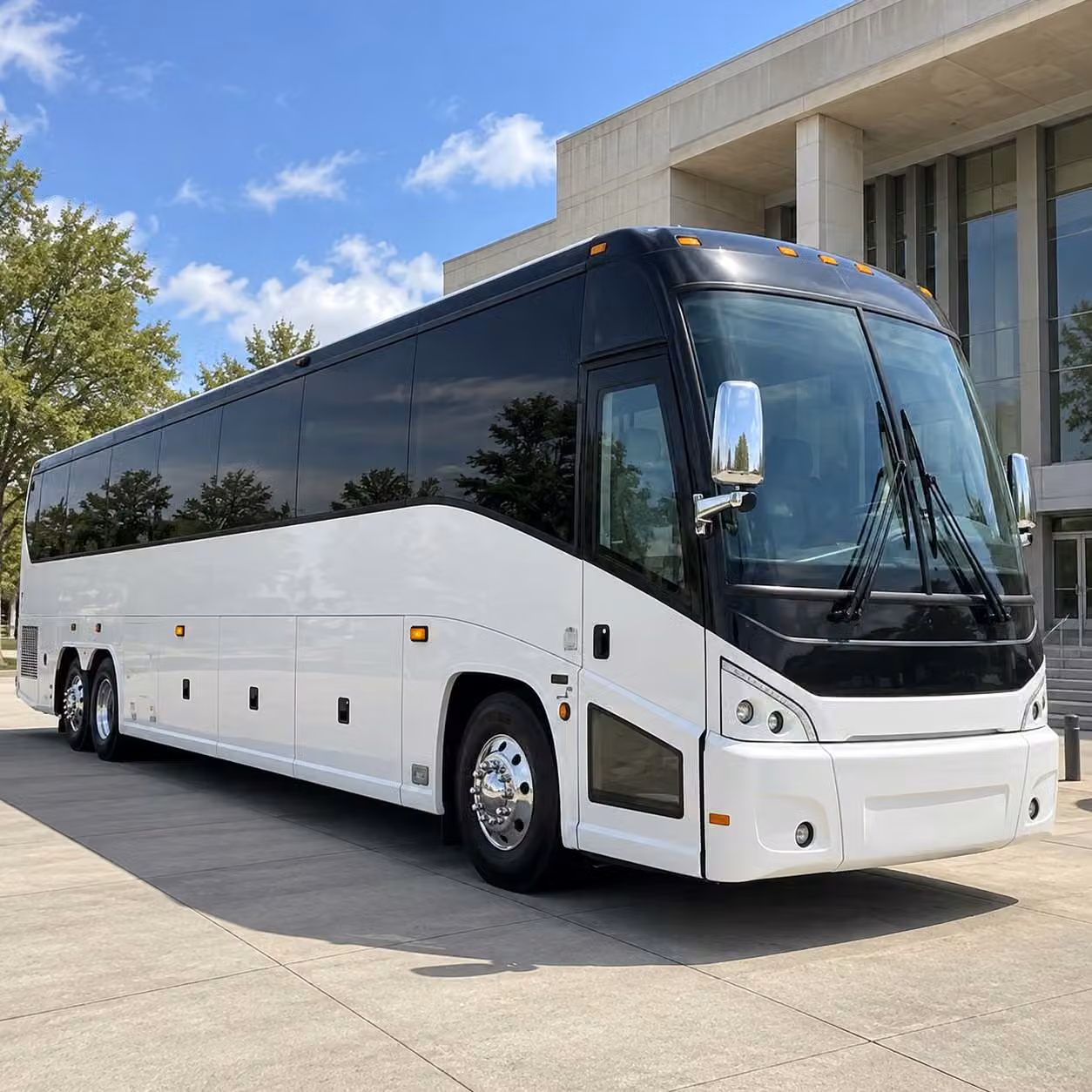 vallejo charter bus rental exterior